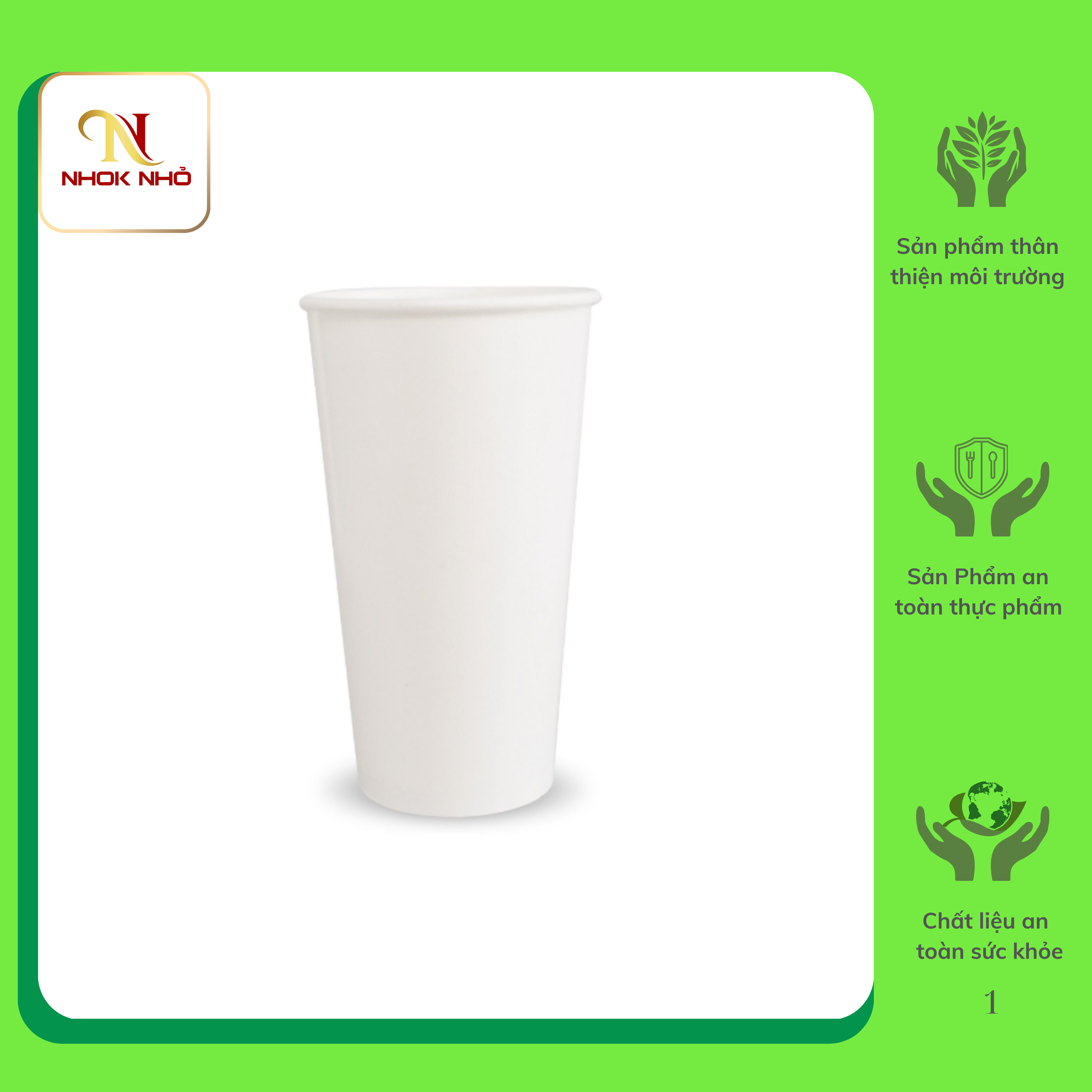 Ly giấy trắng 22oz - 650ml