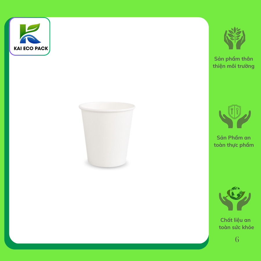 Ly giấy trắng 4oz-120ml